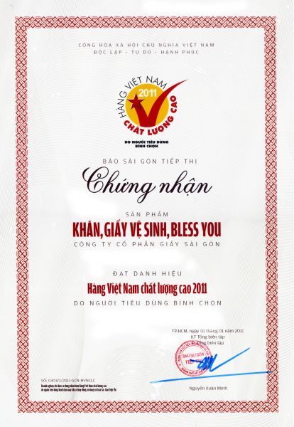 Danh hiệu Hàng Việt Nam Chất lượng cao năm 2011